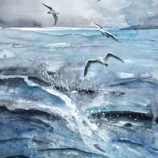 Original Akwarela 42x30cm