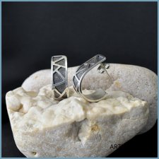 SILVER GEOMETRY – Kolczyki ze Srebra