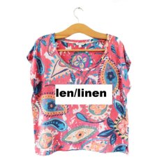 exclusive 100% linen T-shirt Monsoon
