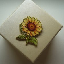 PIN PRZYPINKA BROSZKA SŁONECZNIK