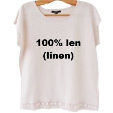 exclusive 100% linen T-shirt