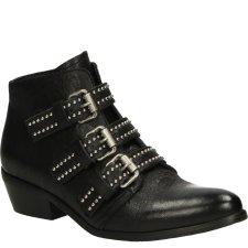 VENEZIA LINIA PREMIUM! NOWE SKÓRZANE BOTKI MOTOCYKLOWE 37 KOWBOJKI ROCK METAL