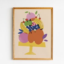 Plakat 30 x 40 cm Kolorowe owoce