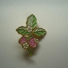 PIN PRZYPINKA BROSZKA TRUSKAWKI