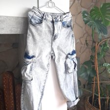 Jeansy typu Cargo M