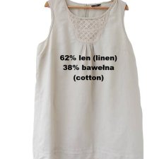 Lniana sukienka na lato len bawełna beżowa sukienka vintage