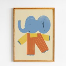 Plakat 30 x 40 cm Mały słoń