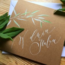 ślubna liście boho handmade