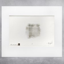 Obraz olejny na papierze - "Ślady" (02)