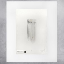 Obraz olejny na papierze - "Ślady" (06)