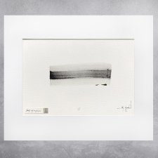 Obraz olejny na papierze - "Ślady" (08)