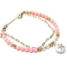 Sea collection /koral pink/ 17.07.25/ bransoletka