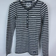 SuperDry damska bluzka w paski / XS