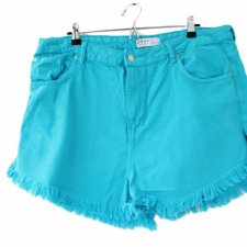 Szorty plus size spodenki jeansowe vintage niebieskie Primark 48