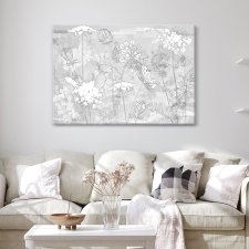 Obraz na płótnie - 100x70 cm Polne kwiaty (1-0692)