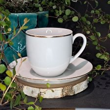 Porcelana Neurohlau Thun Czechosłowacja duża filiżanka i spodek
