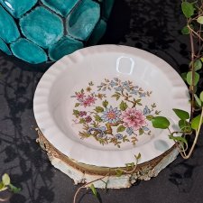 Angielska porcelana kostna popielniczka Royal Standard wzór Mandarin stan idealny