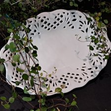 Ażurowa miska patera z niemieckiej porcelany Schumann Arzberg