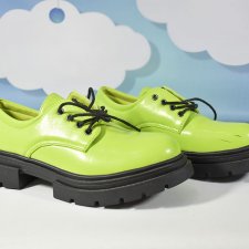 Neonowe buty damskie Sinsay | rozmiar 40 | chunky platforma