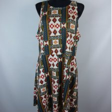 H&M kloszowana sukienka bez rękawów / XL