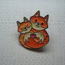 PIN PRZYPINKA BROSZKA LISY
