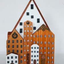 Podpórka do książek. Przytulne miasteczko dla Twoich książek.