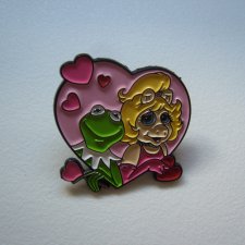 PIN PRZYPINKA BROSZKA KERMIT I ŚWINKA PIGGY MUPPET SHOW