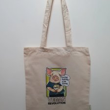 Torba Bawełniana Świnka Tofu VEGAN REVOLUTION