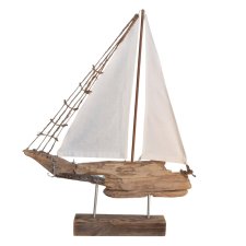 Żaglowiec, statek ze starego drewna /8/ rękodzieło, handmade