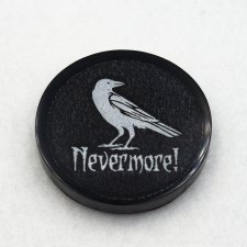 Magnes gotycki z żywicy z krukiem magnet Goth 003
