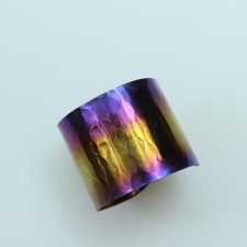 pierścionek  tytanowy  "spectrum"