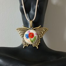 Ręcznie haftowany wisior  LATO