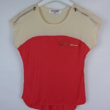 Fashion Culprit bluzka ozdobne zamki S/M
