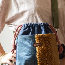 Listonoszka z kominem patchwork