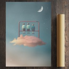 Plakat minimalistyczny - Trzepak ( 50x70 cm )