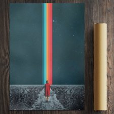 Plakat motywacyjny - Idź swoją drogą ( 50x70 cm )