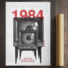 Plakat George Orwell - 1984  ( 50x70 cm )