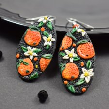 Kolczyki "pomarańcze"