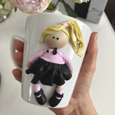 Kubek z gliny polimerowej