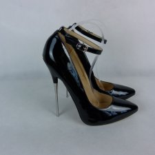Maiernisi high heels lakierowane czółenka na szpilce 265 / 43