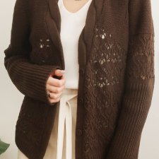 Brązowy sweter Rene Lezard L