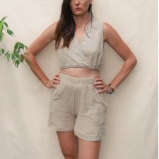 Spodenki - lniany muslin