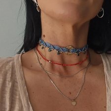 choker rockowe boho