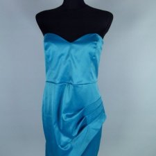 Jane Norman gorsetowa satynowa sukienka mini 14 / 40