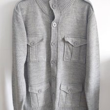 męski sportowy sweter z wełną