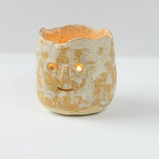Lampion ceramiczny duszek  na tealight