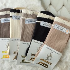 5 x Skarpetki kaszmirowe damskie 39-42