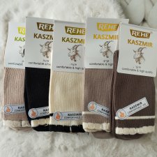 5 x Skarpetki kaszmirowe damskie 35-38