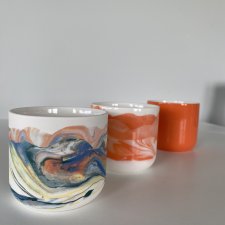 Matowa czarka 250ml PORCELANA