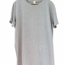 Sukienka vintage T-shirtowa szara wygodna